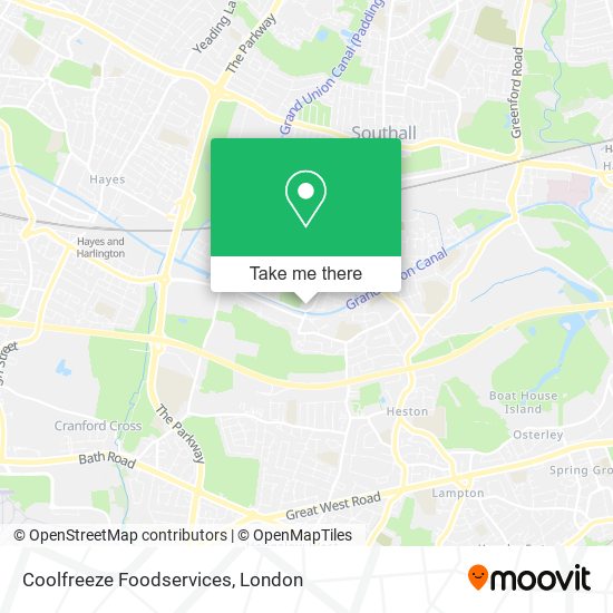 Coolfreeze Foodservices map