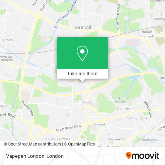 Vapepen London map