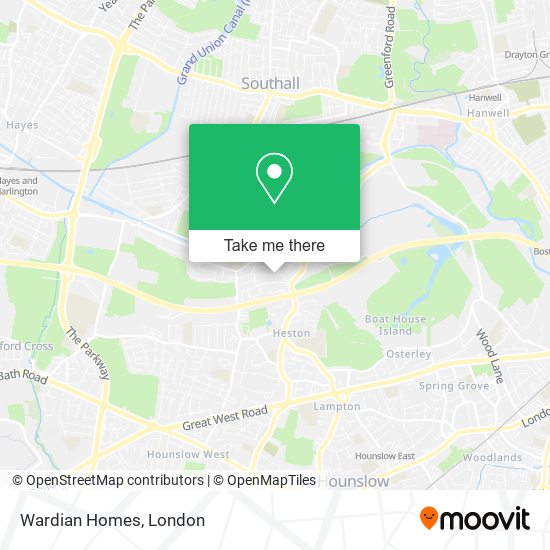 Wardian Homes map