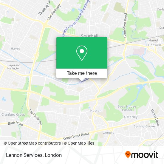 Lennon Services map