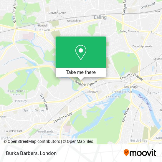 Burka Barbers map