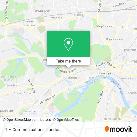 T H Communications map