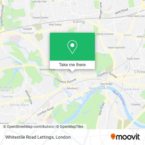 Whitestile Road Lettings map