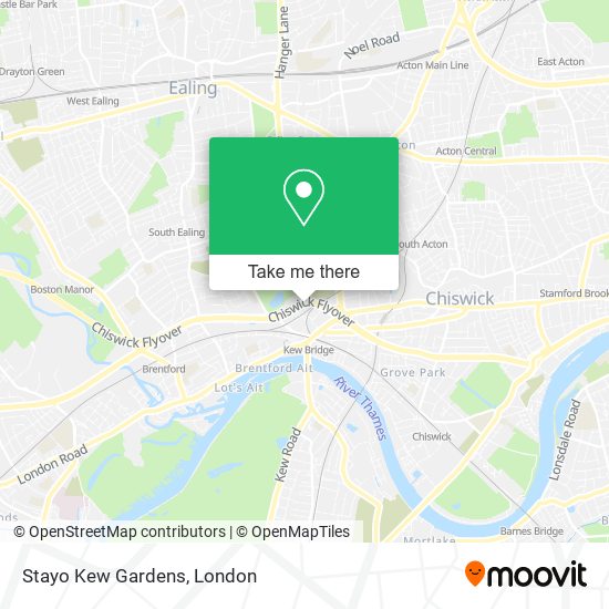 Stayo Kew Gardens map
