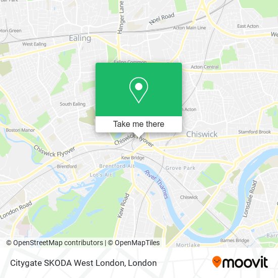 Citygate SKODA West London map