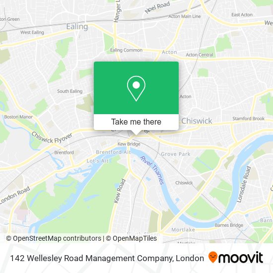 142 Wellesley Road Management Company map