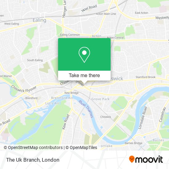 The Uk Branch map
