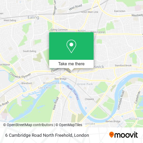 6 Cambridge Road North Freehold map