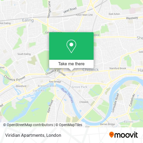 Viridian Apartments map
