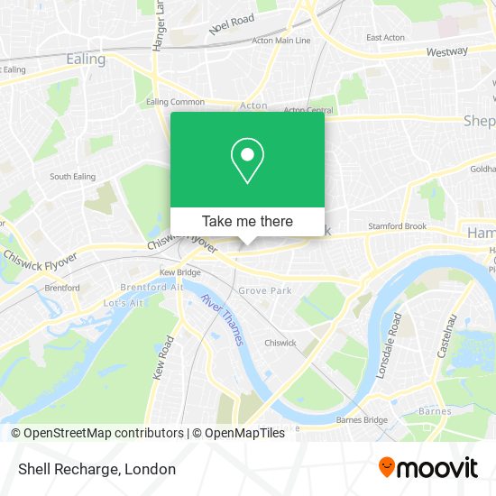 Shell Recharge map