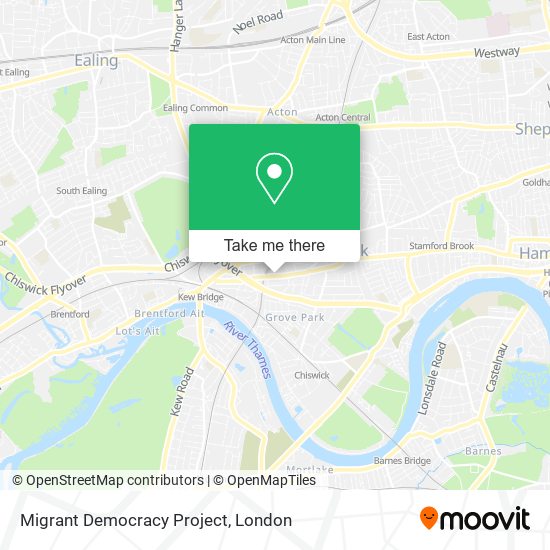 Migrant Democracy Project map