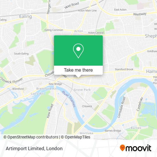 Artimport Limited map