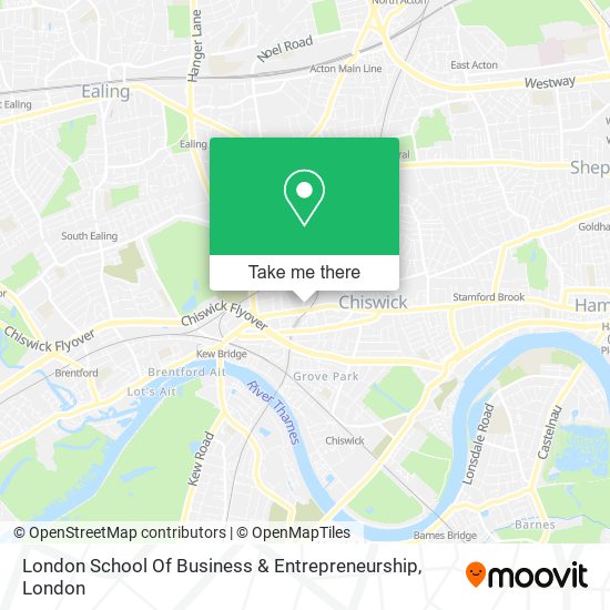 London School Of Business & Entrepreneurship map