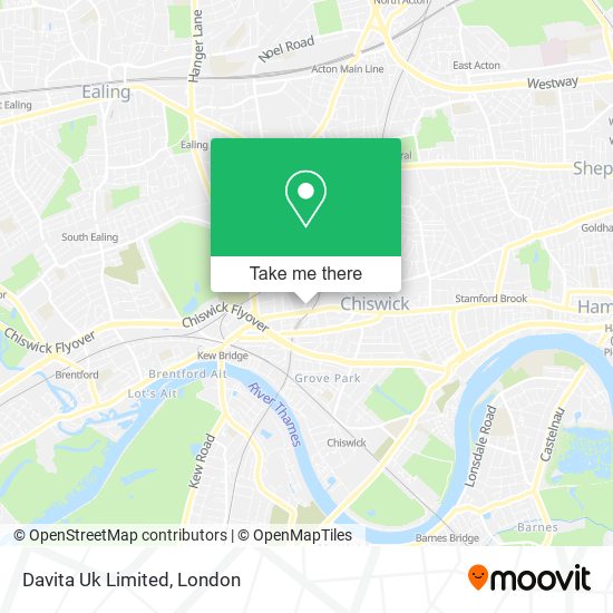 Davita Uk Limited map