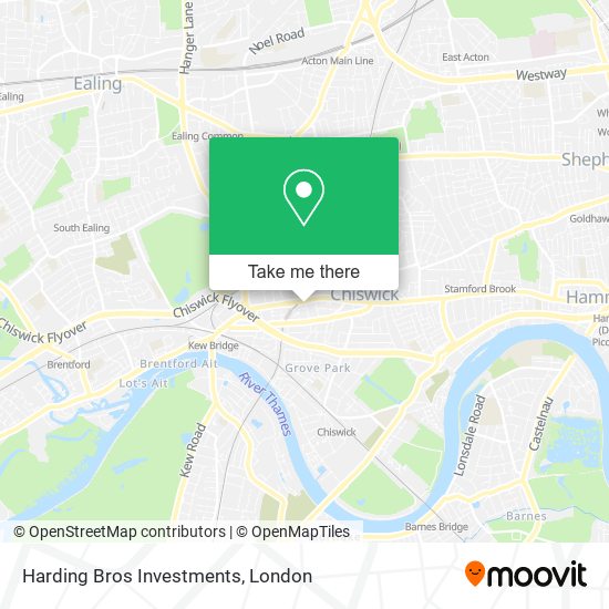 Harding Bros Investments map