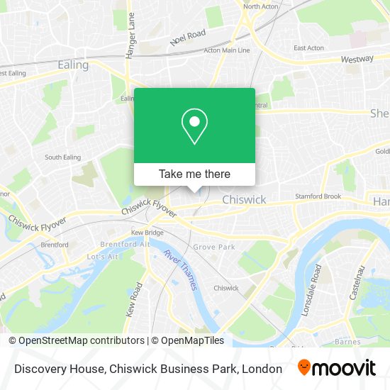 Discovery House, Chiswick Business Park map