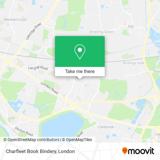 Charfleet Book Bindery map
