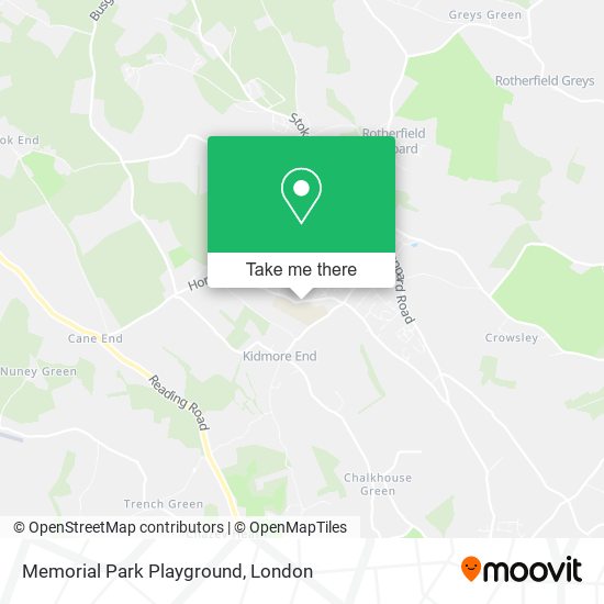 Memorial Park Playground map