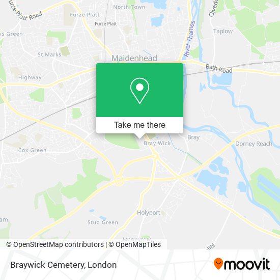 Braywick Cemetery map