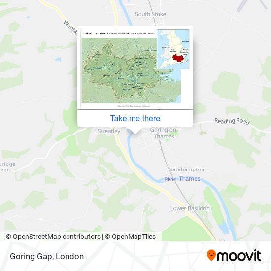 Goring Gap map