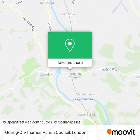 Goring-On-Thames Parish Council map