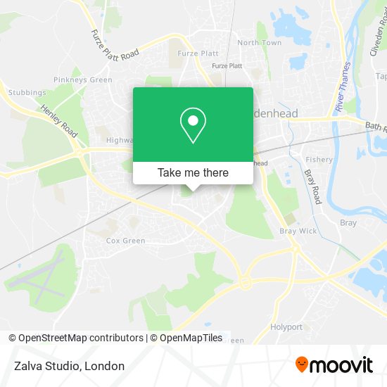 Zalva Studio map