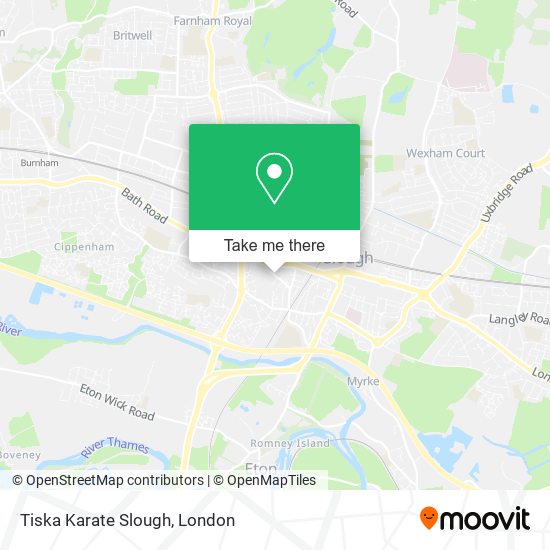 Tiska Karate Slough map