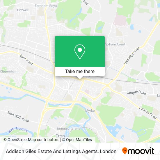 Addison Giles Estate And Lettings Agents map