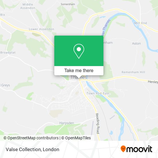 Valse Collection map