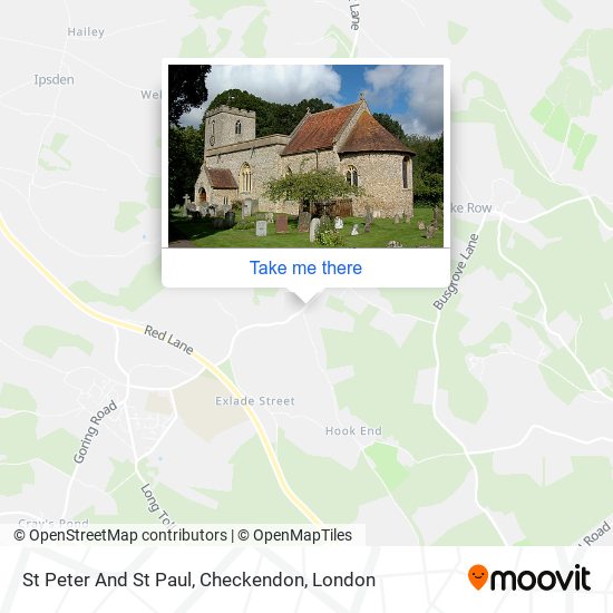 St Peter And St Paul, Checkendon map