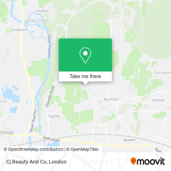 Cj Beauty And Co map