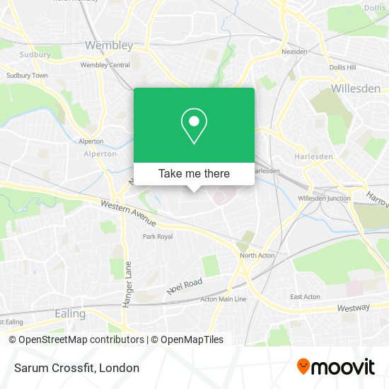 Sarum Crossfit map