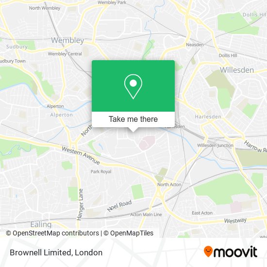 Brownell Limited map
