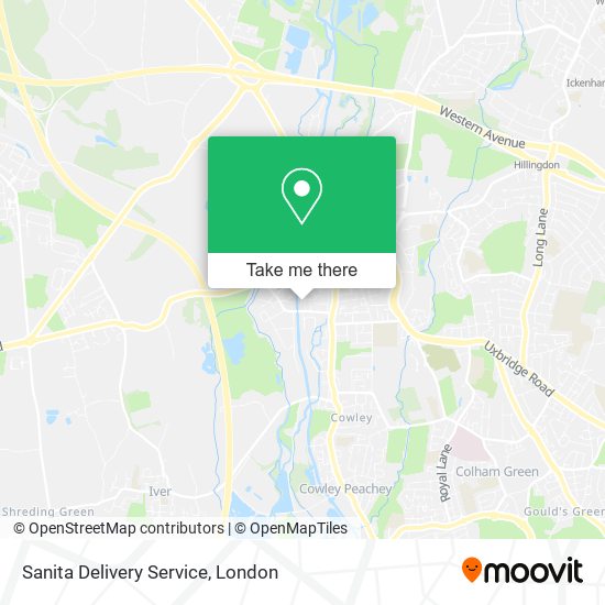 Sanita Delivery Service map