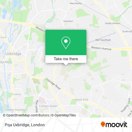 Pqa Uxbridge map