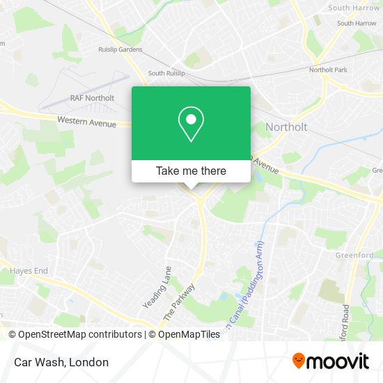 Car Wash map