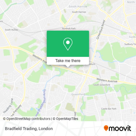 Bradfield Trading map