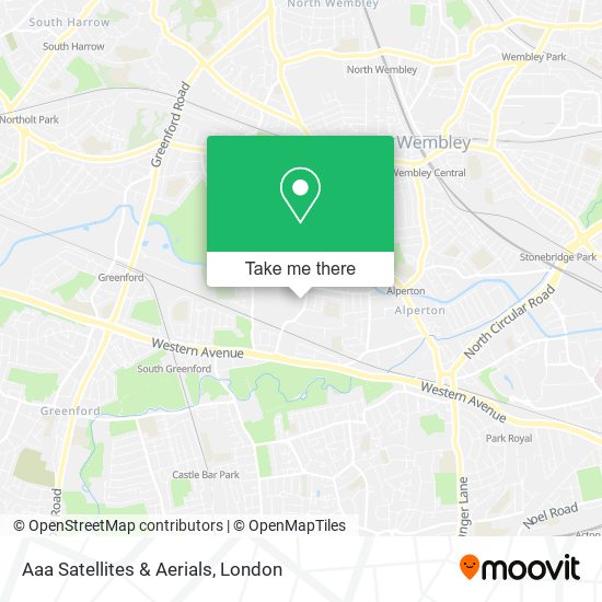 Aaa Satellites & Aerials map