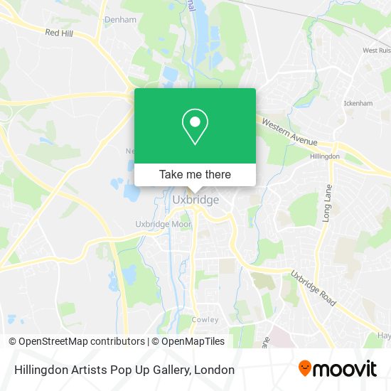 Hillingdon Artists Pop Up Gallery map
