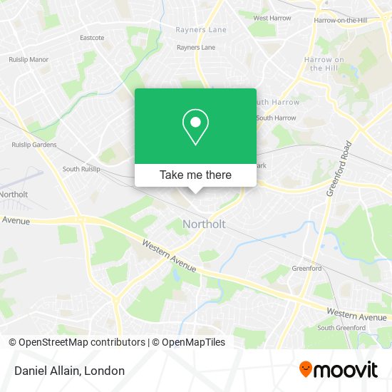 Daniel Allain map
