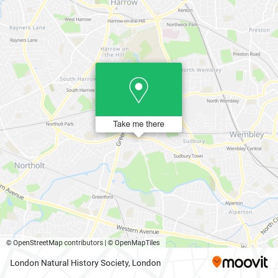 London Natural History Society map