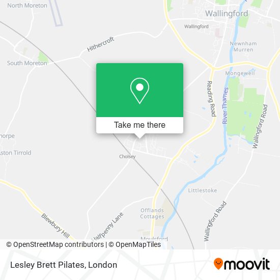 Lesley Brett Pilates map