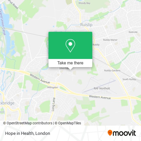 Hope in Health map