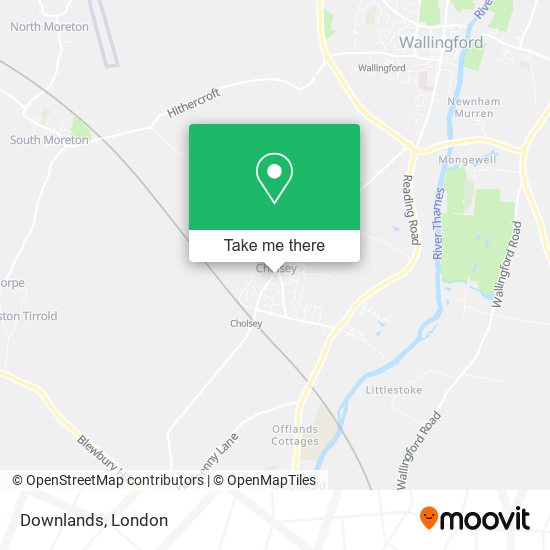 Downlands map