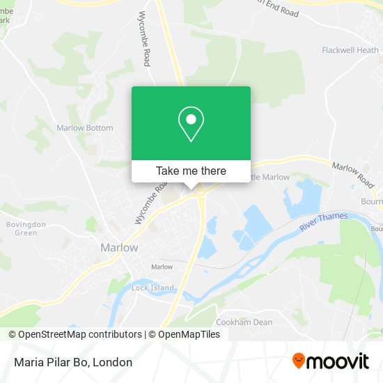Maria Pilar Bo map