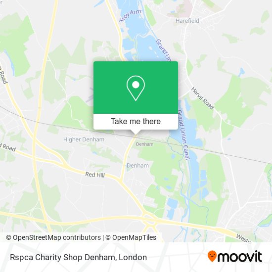 Rspca Charity Shop Denham map