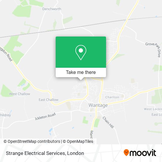 Strange Electrical Services map