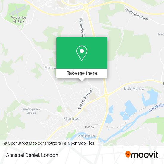 Annabel Daniel map