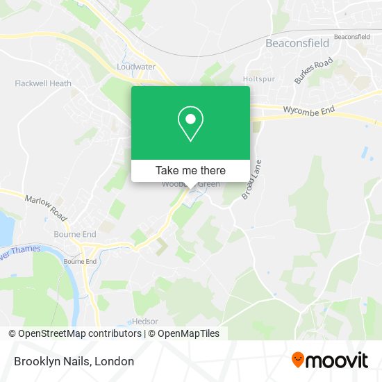 Brooklyn Nails map