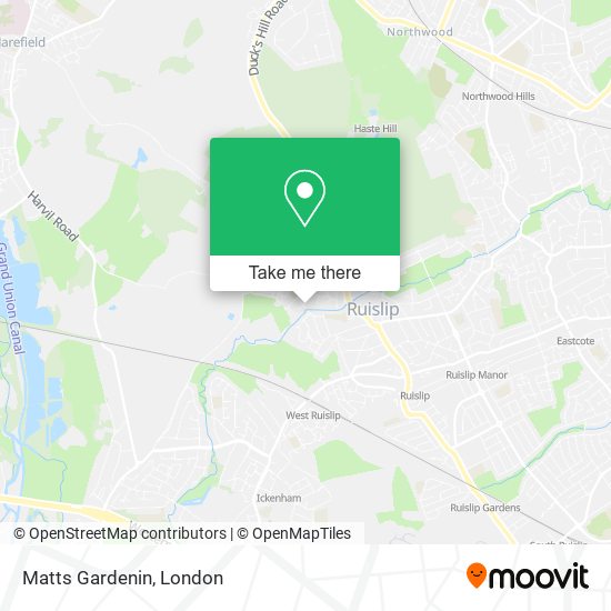 Matts Gardenin map